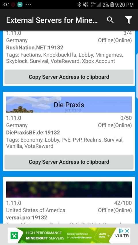 Servers For Minecraft PE screenshot 6