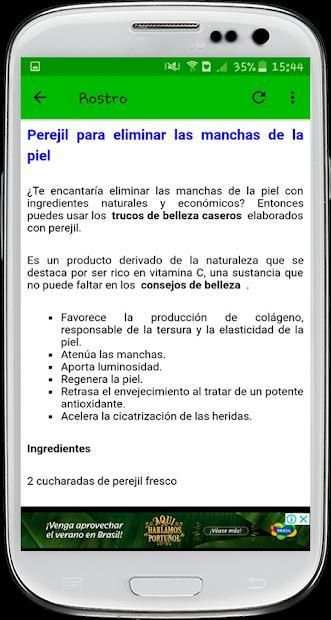 Trucos de belleza Caseros screenshot 7