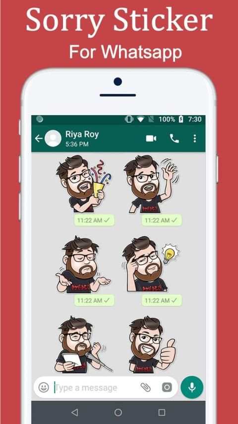 Sorry Sticker For Whatsapp स्क्रीनशॉट 3