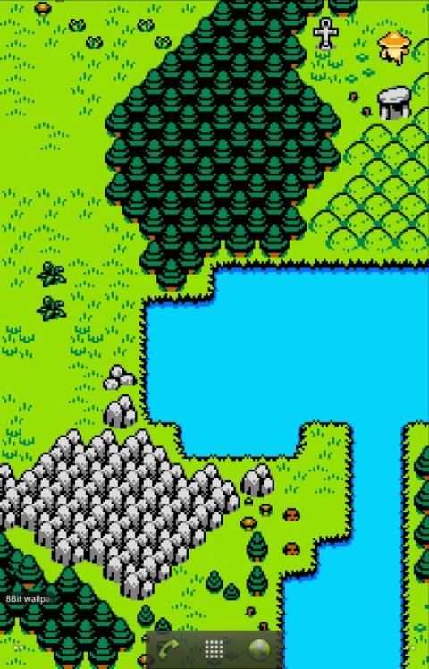 8Bit live wallpaper screenshot 1