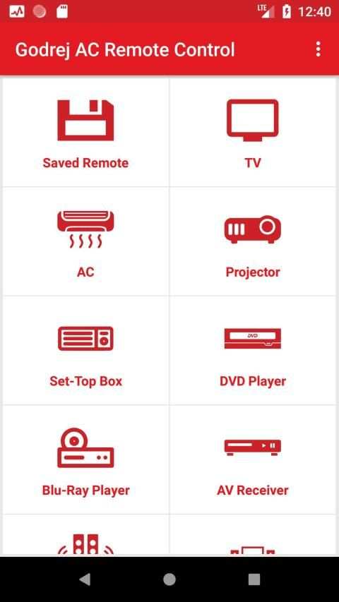 Godrej AC Remote Control screenshot 2