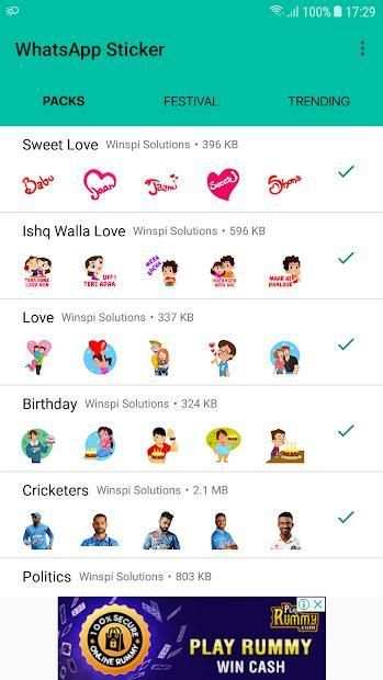 WhatsApp Stickers screenshot 2