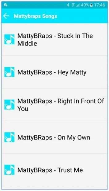 MattyBraps Best Songs screenshot 1