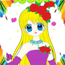 ikon Coloring Anime Women