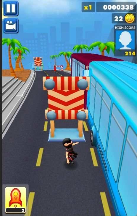 Ninja Subway & Bus Surfer 2019 screenshot 2