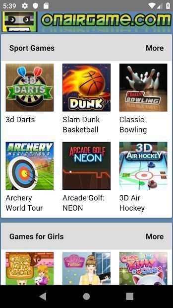 Play Arcade Games - OnairGame स्क्रीनशॉट 1