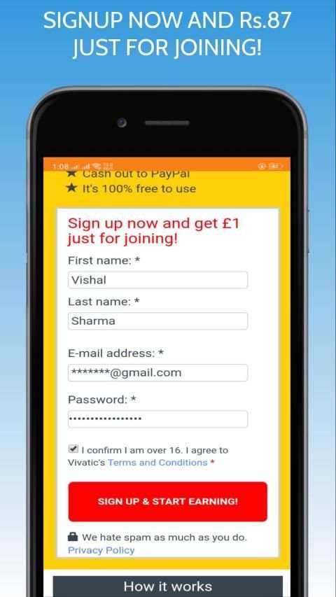 Vivatic Earn Money स्क्रीनशॉट 2