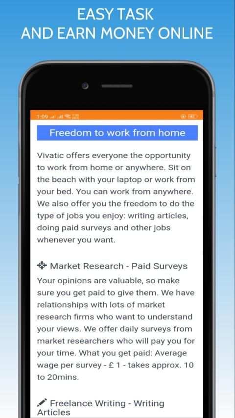Vivatic Earn Money स्क्रीनशॉट 3