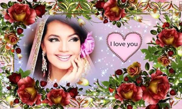 Rose Flower Photo Frame स्क्रीनशॉट 16