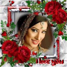 Rose Flower Photo Frame आइकन