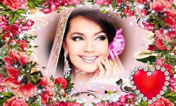 Rose Flower Photo Frame स्क्रीनशॉट 4