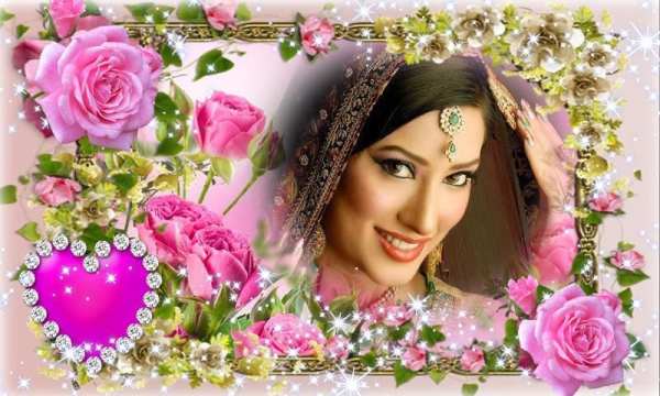 Rose Flower Photo Frame स्क्रीनशॉट 1
