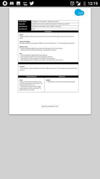 English Lesson Plans screenshot 1