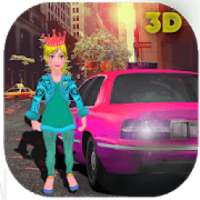 Royal Princess Cute Girls Car Real Parking Driving