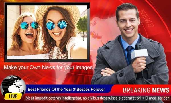 Breaking News Photo Frames screenshot 1