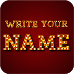 ikon Photo name Designer - Write your name with shapes
