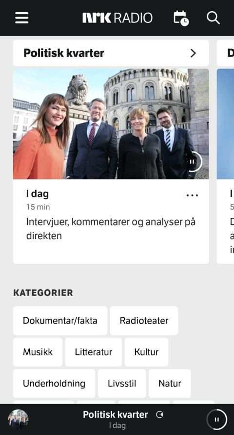 NRK Radio screenshot 5