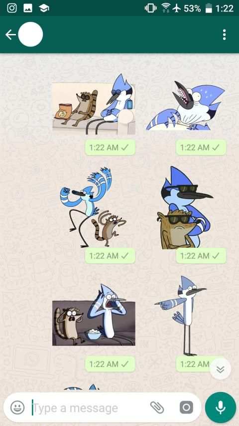 Regular Show Stickers for WhatsApp screenshot 3