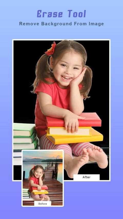 Cut Paste Photo : Photo Background Editor स्क्रीनशॉट 1
