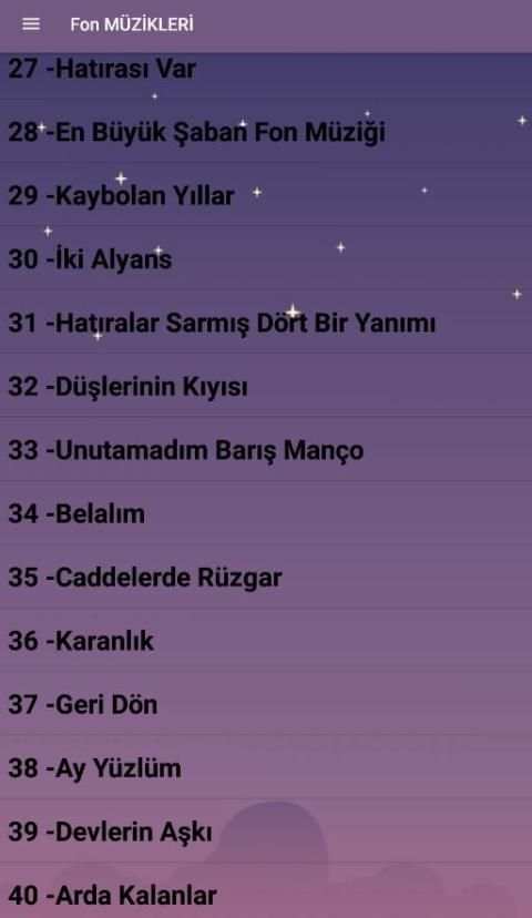 Fon Müzikleri(İnternetsiz 40 Duygusal Fon) screenshot 4