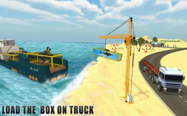 Sea Animals Transport Truck Simulator screenshot 2