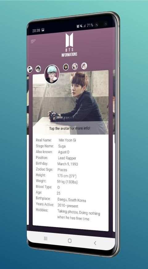 BTS Profile - Bangtan Boys Informations 2019 screenshot 3