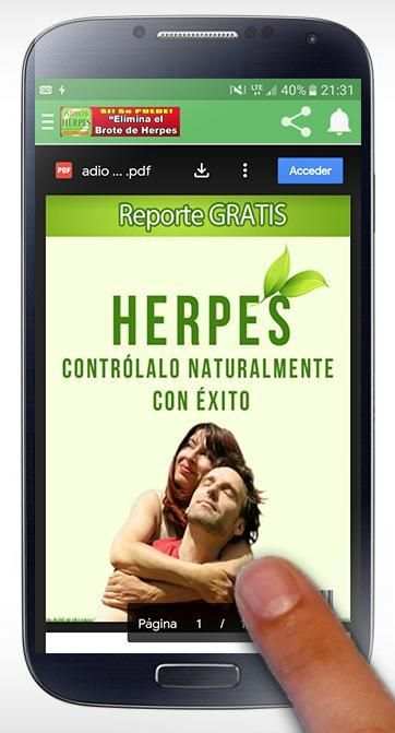 Cómo Curar el Herpes con "Adiós Herpes" screenshot 10