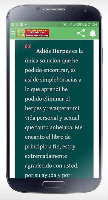 Cómo Curar el Herpes con "Adiós Herpes" screenshot 5
