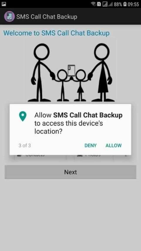 SMS Call Chat Backup screenshot 3