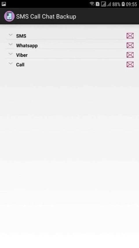 SMS Call Chat Backup screenshot 1
