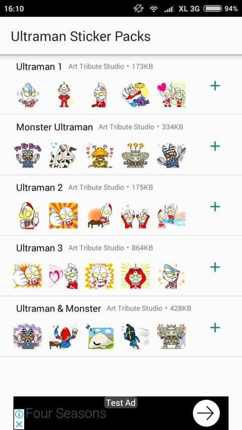 Sticker WhatsApp Ultraman screenshot 1