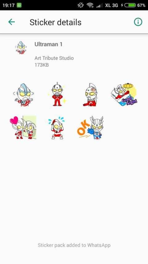 Sticker WhatsApp Ultraman screenshot 5