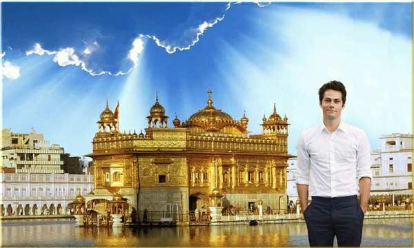 Golden Temple Photo Frame Maker स्क्रीनशॉट 2