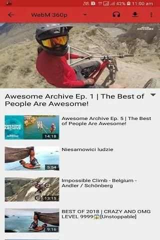 HQ Video Player For All screenshot 1