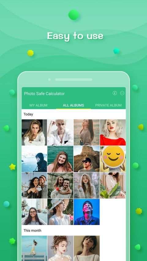 Photo Safe Calculator screenshot 1