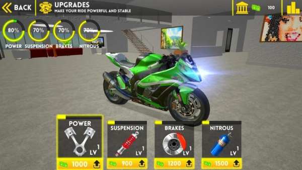 Crazy Bike Driving Simulator स्क्रीनशॉट 1