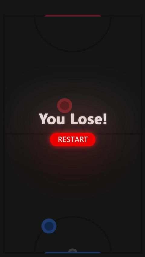 Air Hockey: Flat Edition screenshot 1