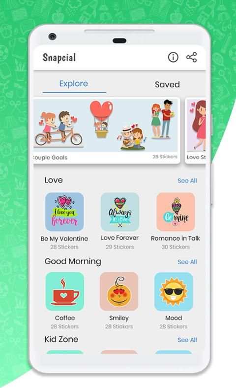 STICKERS FOR WHATSAPP - WAStickerApps स्क्रीनशॉट 6