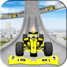 Top Speed Mega Ramp Formula Car Stunts Race Tracks आइकन
