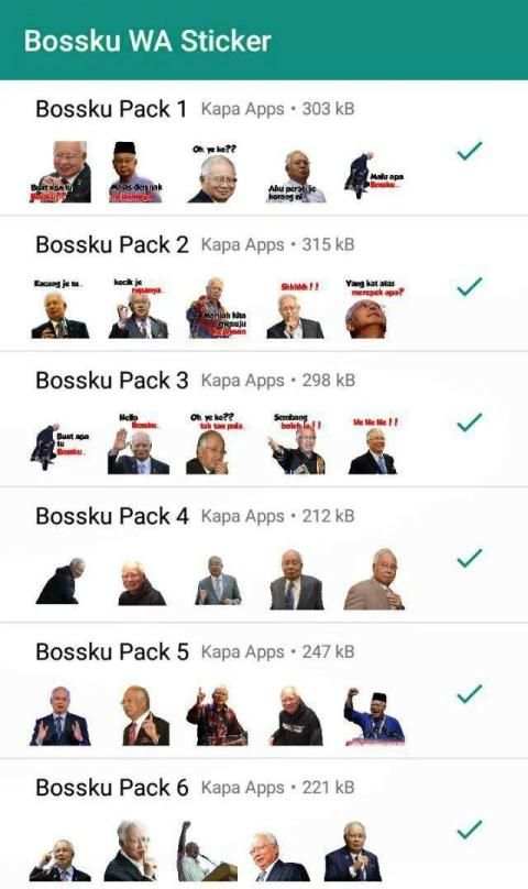 Bossku WA Sticker screenshot 8