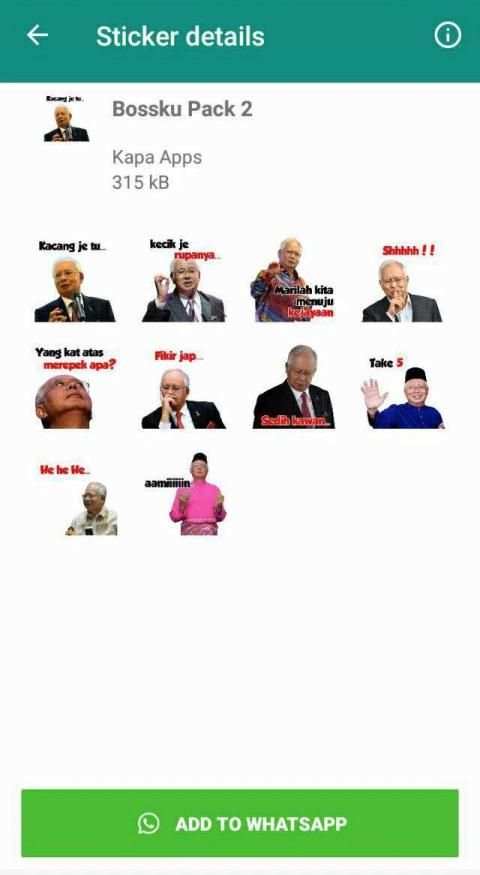 Bossku WA Sticker screenshot 5
