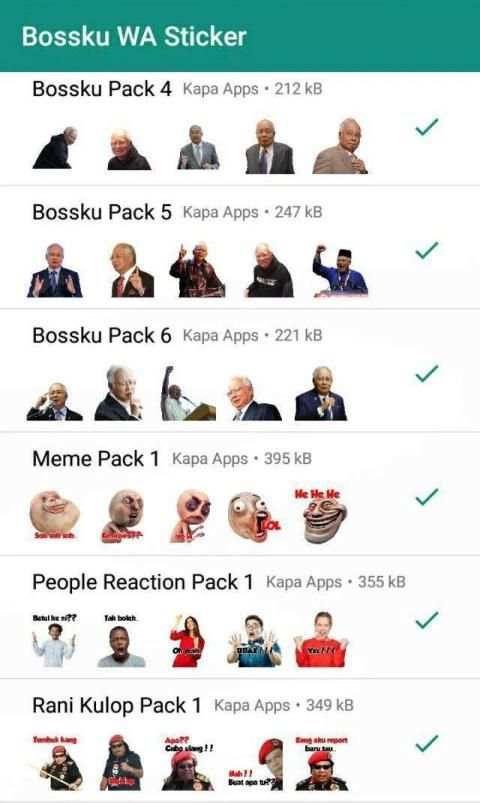 Bossku WA Sticker screenshot 7