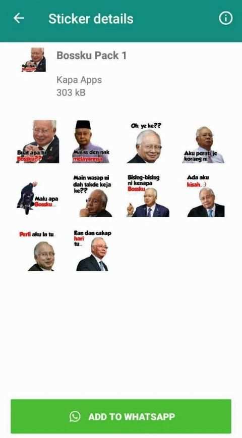 Bossku WA Sticker screenshot 6