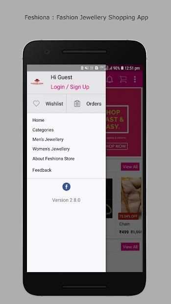 Feshiona : Fashion Jewellery Shopping App screenshot 1