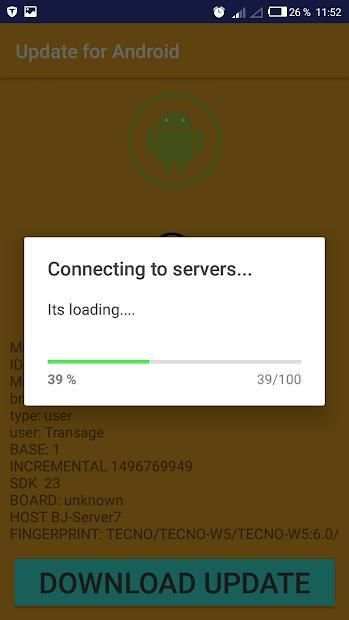 Update for version Android & samsung screenshot 1