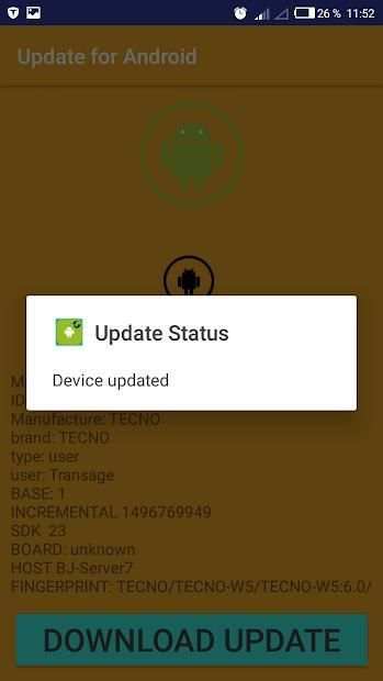 Update for version Android & samsung screenshot 2