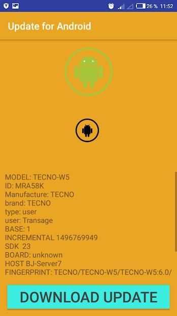 Update for version Android & samsung screenshot 3