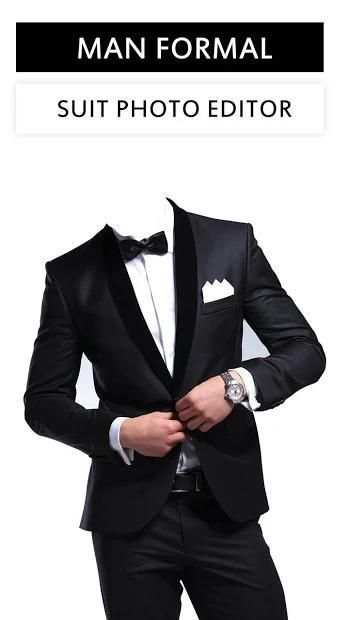 Men Formal Photo Suit Editor 1 تصوير الشاشة