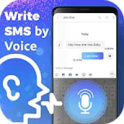 ikon Write SMS by Voice - Text Message by Voice 2019