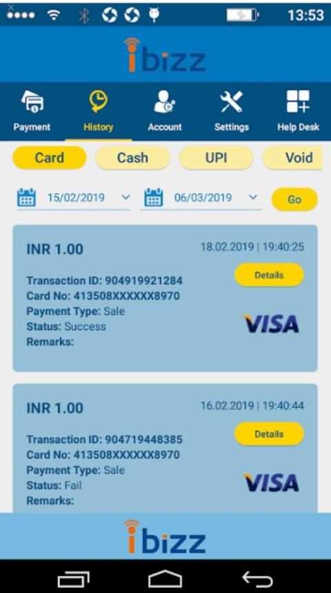Ibizzpay स्क्रीनशॉट 5
